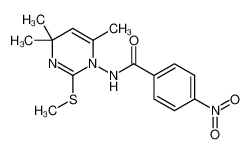 4-nitro-N-(4,4,6-trimethyl-2-methylsulfanylpyrimidin-1-yl)benzamide CAS:96601-35-3 manufacturer & supplier