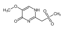 4(1H)-Pyrimidinone, 5-methoxy-2-[(methylsulfonyl)methyl]- CAS:96601-58-0 manufacturer & supplier