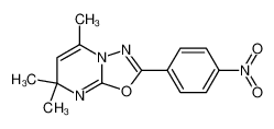 5,7,7-Trimethyl-2-(4-nitro-phenyl)-7H-[1,3,4]oxadiazolo[3,2-a]pyrimidine CAS:96601-73-9 manufacturer & supplier