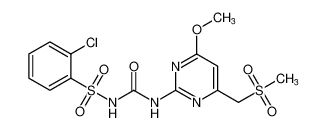 2-chloro-N-((4-methoxy-6-((methylsulfonyl)methyl)pyrimidin-2-yl)carbamoyl)benzenesulfonamide CAS:96602-41-4 manufacturer & supplier