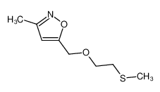 3-Methyl-5-(2-methylsulfanyl-ethoxymethyl)-isoxazole CAS:96603-83-7 manufacturer & supplier