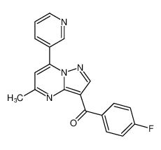 (4-fluorophenyl)(5-methyl-7-(pyridin-3-yl)pyrazolo[1,5-a]pyrimidin-3-yl)methanone CAS:96604-32-9 manufacturer & supplier