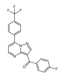 (4-fluorophenyl)(7-(4-(trifluoromethyl)phenyl)pyrazolo[1,5-a]pyrimidin-3-yl)methanone CAS:96604-37-4 manufacturer & supplier