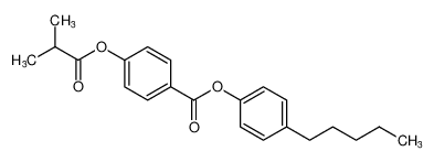 Benzoic acid, 4-(2-methyl-1-oxopropoxy)-, 4-pentylphenyl ester CAS:96606-02-9 manufacturer & supplier