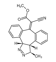 Cyano-[(3R,3aR,12bS)-3-methyl-3a,12b-dihydro-3H-dibenzo[3,4;6,7]cyclohepta[1,2-c]pyrazol-(8Z)-ylidene]-acetic acid methyl ester CAS:96606-48-3 manufacturer & supplier