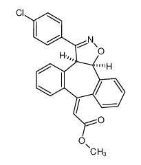 [(3aS,12bR)-3-(4-Chloro-phenyl)-3a,12b-dihydro-1-oxa-2-aza-dibenzo[e,h]azulen-(8E)-ylidene]-acetic acid methyl ester CAS:96606-55-2 manufacturer & supplier