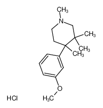 4-(3-Methoxy-phenyl)-1,3,3,4-tetramethyl-piperidine; hydrochloride CAS:96610-54-7 manufacturer & supplier