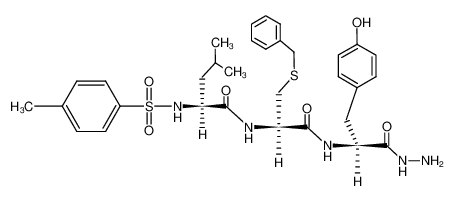 (S)-4-Methyl-2-(toluene-4-sulfonylamino)-pentanoic acid {(R)-2-benzylsulfanyl-1-[(S)-1-hydrazinocarbonyl-2-(4-hydroxy-phenyl)-ethylcarbamoyl]-ethyl}-amide CAS:96612-44-1 manufacturer & supplier