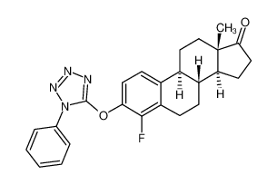 4-fluoro((1-phenyl-1H-tetrazol-5-yl)oxy)estra-1,3,5(10)-trien-17-one CAS:96615-34-8 manufacturer & supplier