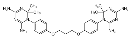 1,1'-((propane-1,3-diylbis(oxy))bis(4,1-phenylene))bis(6,6-dimethyl-1,6-dihydro-1,3,5-triazine-2,4-diamine) CAS:96615-55-3 manufacturer & supplier