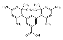 3,5-bis(4,6-diamino-2,2-dimethyl-1,3,5-triazin-1(2H)-yl)benzoic acid CAS:96616-03-4 manufacturer & supplier