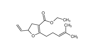 ethyl 2-(4-methylpent-3-en-1-yl)-5-vinyl-4,5-dihydrofuran-3-carboxylate CAS:96624-79-2 manufacturer & supplier