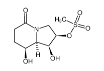 (1S,2R,8S,8aR)-2-O-mesyl-5-oxo-1,2,8-trihydroxyoctahydroindolizine CAS:96625-37-5 manufacturer & supplier