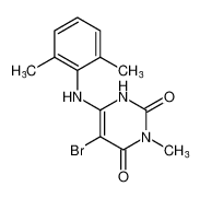 5-bromo-6-((2,6-dimethylphenyl)amino)-3-methylpyrimidine-2,4(1H,3H)-dione CAS:96625-96-6 manufacturer & supplier