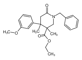 1-Benzyl-3-carbethoxy-3,4-dimethyl-4-(3-methoxyphenyl)-6-piperidon CAS:96626-81-2 manufacturer & supplier