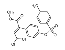 methyl (E)-4,4-dichloro-3-(4-(p-toluenesulfonyloxy)phenyl)-2-butenoate CAS:96631-50-4 manufacturer & supplier