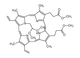 3-[(4Z,10Z,15Z,19Z)-22-(2,2-Dimethoxy-ethyl)-18-(2-methoxycarbonyl-ethyl)-3,7,12,17-tetramethyl-8,13-divinyl-22,24-dihydro-porphin-2-yl]-propionic acid methyl ester CAS:96633-08-8 manufacturer & supplier