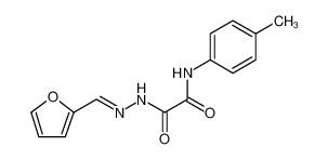 Acetic acid, 2-[(4-methylphenyl)amino]-2-oxo-, 2-(2-furanylmethylene)hydrazide CAS:96633-85-1 manufacturer & supplier