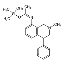 N-(1,2,3,4-Tetrahydro-2-methyl-4-phenyl-8-isochinolinyl)ethanimidsaeure-trimethylsilylester CAS:96639-63-3 manufacturer & supplier