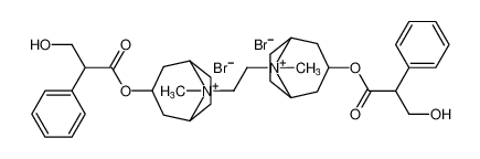 8,8'-(ethane-1,2-diyl)bis(3-((3-hydroxy-2-phenylpropanoyl)oxy)-8-methyl-8-azabicyclo[3.2.1]octan-8-ium) bromide CAS:96640-95-8 manufacturer & supplier