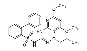 (E)-N-(N-(4,6-dimethoxy-1,3,5-triazin-2-yl)-N'-propoxycarbamimidoyl)-[1,1'-biphenyl]-2-sulfonamide CAS:96640-99-2 manufacturer & supplier