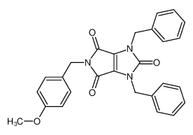 1,3-dibenzyl-5-(4-methoxybenzyl)-2,4,6-trioxopyrrolo(3,4-d)imidazole CAS:96666-52-3 manufacturer & supplier