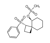 (1RS,4RS,5RS)-5-((methylsulfonyl)oxy)-1-(phenylsulfonyl)spiro(3.5)nonane CAS:96667-85-5 manufacturer & supplier