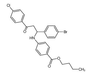 (4-Chlor-phenyl)-(2-(4-butyloxycarbonyl-anilino)-2-(4-brom-phenyl)-ethyl)-keton CAS:96670-78-9 manufacturer & supplier