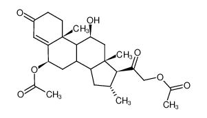 Acetic acid (6R,10R,11S,13S,16R,17S)-17-(2-acetoxy-acetyl)-11-hydroxy-10,13,16-trimethyl-3-oxo-2,3,6,7,8,9,10,11,12,13,14,15,16,17-tetradecahydro-1H-cyclopenta[a]phenanthren-6-yl ester CAS:96671-19-1 manufacturer & supplier