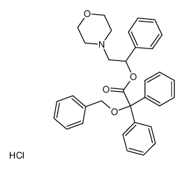 Benzyloxy-diphenyl-acetic acid 2-morpholin-4-yl-1-phenyl-ethyl ester; hydrochloride CAS:96676-48-1 manufacturer & supplier