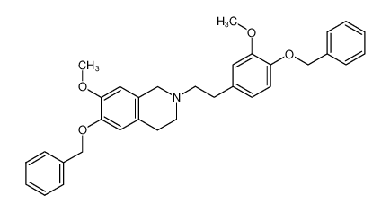 6-benzyloxy-2-(4-benzyloxy-3-methoxy-phenethyl)-7-methoxy-1,2,3,4-tetrahydro-isoquinoline CAS:96676-62-9 manufacturer & supplier