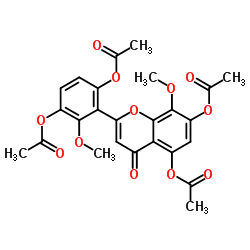 2-(3,6-Diacetoxy-2-methoxyphenyl)-8-methoxy-4-oxo-4H-chromene-5,7 -diyl diacetate CAS:96684-81-0 manufacturer & supplier