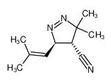 (4R,5R)-3,3-Dimethyl-5-(2-methyl-propenyl)-4,5-dihydro-3H-pyrazole-4-carbonitrile CAS:96685-11-9 manufacturer & supplier