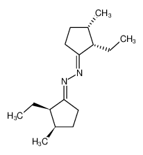 N-[(2R,3R)-2-Ethyl-3-methyl-cyclopent-(E)-ylidene]-N'-[(2S,3S)-2-ethyl-3-methyl-cyclopent-(E)-ylidene]-hydrazine CAS:96689-53-1 manufacturer & supplier