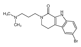 6-bromo-2-(3-dimethylamino-propyl)-2,3,4,9-tetrahydro-β-carbolin-1-one CAS:967-07-7 manufacturer & supplier