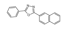 2-naphthalen-2-yl-5-phenyl-1,3,4-oxadiazole CAS:967-72-6 manufacturer & supplier