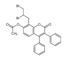 7-Acetoxy-8-(2',3'-dibromopropyl)-3,4-diphenylcoumarin CAS:96700-06-0 manufacturer & supplier