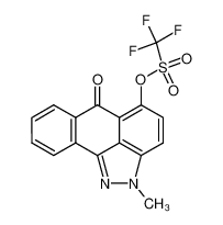 Trifluoro-methanesulfonic acid 2-methyl-6-oxo-2,6-dihydro-dibenzo[cd,g]indazol-5-yl ester CAS:96701-12-1 manufacturer & supplier