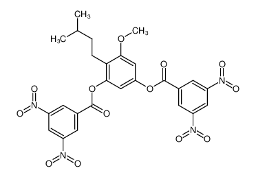 3-Methoxy-2-(4-methyl-butyl-(1))-3.5-bis-(3.5-dinitro-benzoyloxy)-benzol CAS:96709-50-1 manufacturer & supplier