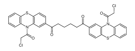 10,10'-bis-chloroacetyl-10H,10'H-2,2'-hexanedioyl-bis-phenothiazine CAS:96709-77-2 manufacturer & supplier