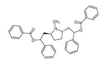 ((2S,5S)-1-methylpyrrolidine-2,5-diyl)bis(1-phenylethane-2,1-diyl) dibenzoate CAS:96711-95-4 manufacturer & supplier