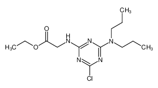 N-(4-chloro-6-dipropylamino-[1,3,5]triazin-2-yl)-glycine ethyl ester CAS:96715-95-6 manufacturer & supplier