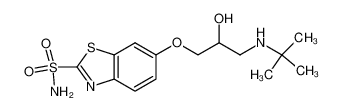 6-(3-t-butylamino-2-hydroxypropoxy)benzothiazole-2-sulfonamide CAS:96717-41-8 manufacturer & supplier