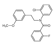 N-(2-Chloro-phenyl)-2-fluoro-N-[2-(3-methoxy-phenyl)-ethyl]-benzamide CAS:96719-02-7 manufacturer & supplier