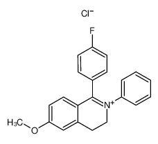 1-(4-Fluoro-phenyl)-6-methoxy-2-phenyl-3,4-dihydro-isoquinolinium; chloride CAS:96719-40-3 manufacturer & supplier