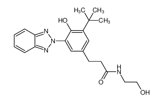 3-(3-(2H-benzo[d][1,2,3]triazol-2-yl)-5-(tert-butyl)-4-hydroxyphenyl)-N-(2-hydroxyethyl)propanamide CAS:96721-34-5 manufacturer & supplier