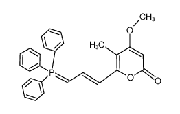 4-Methoxy-5-methyl-6-[(E)-3-(triphenyl-λ5-phosphanylidene)-propenyl]-pyran-2-one CAS:96727-27-4 manufacturer & supplier