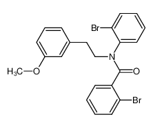 2-Bromo-N-(2-bromo-phenyl)-N-[2-(3-methoxy-phenyl)-ethyl]-benzamide CAS:96733-87-8 manufacturer & supplier