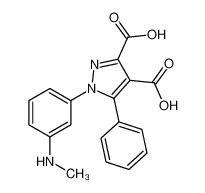 1-[3-(methylamino)phenyl]-5-phenylpyrazole-3,4-dicarboxylic acid CAS:96734-52-0 manufacturer & supplier