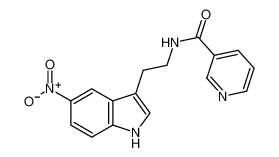 3-Pyridinecarboxamide, N-[2-(5-nitro-1H-indol-3-yl)ethyl]- CAS:96735-10-3 manufacturer & supplier